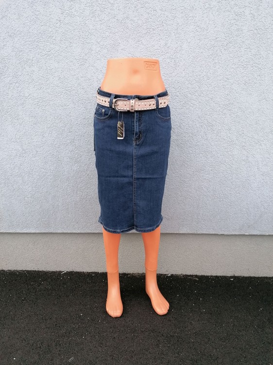 ž. jeans krilo (M - 5XL)